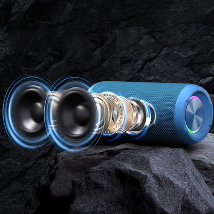 Portable Bluetooth Speaker IPX7 Waterproof Wireless Speaker for Birthday Party-blue