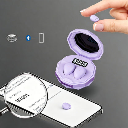 Wireless Bluetooth Earbuds Invisible Earbuds-Purple