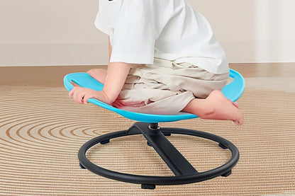 Balance Training Spin Chair for Autistic Little Ones Sensory Spinning Chair 100kg Weight -Blue