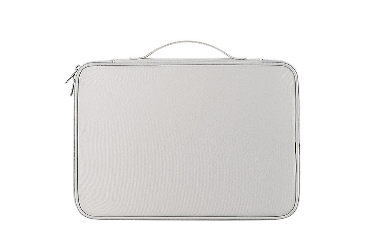 2Pcs Tablet Sleeve 10.8-13 inch Laptop Sleeve Protective Carrying Case Bag Travel Pouch-White