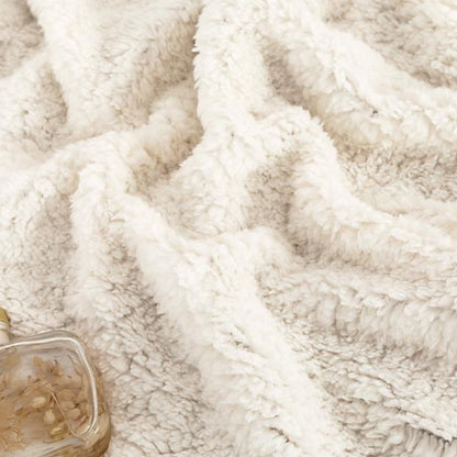 Soft Double-Sided Throw Blanket  Fuzzy Warm Reversible Blanket for Couch Bed Sofa Grey