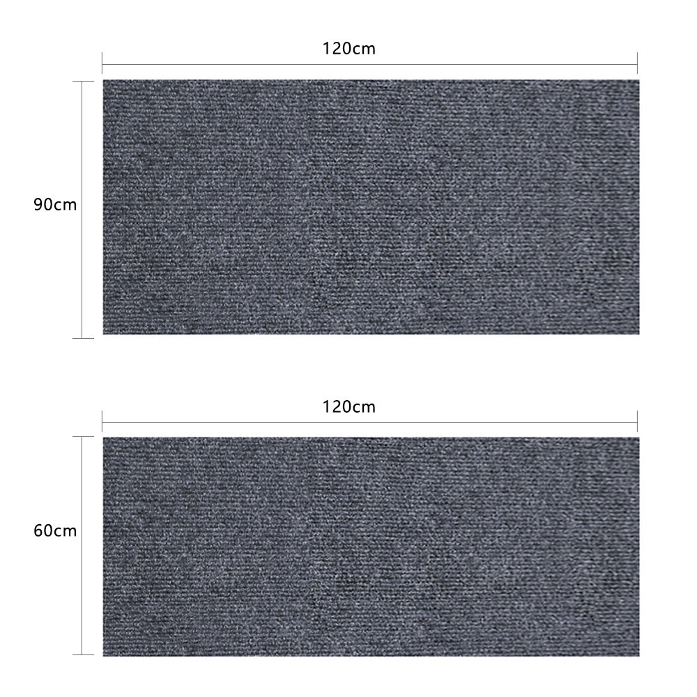 Office Chair Mat for Hardwood Floor Anti-Slip TPE Desk Rug for Home and Office-Grey