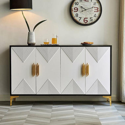 Set of 4Pcs Furniture Legs Metal Feet Triangle Feet Replacement Cabinet Dresser Legs Gold