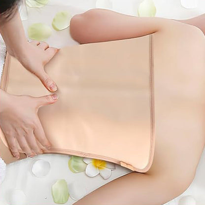 9Pcs Set Reusable Castor Oil Packs Castor Oil Compress Pads Wraps for Neck Chest Waist Chest Knee Feet Nude
