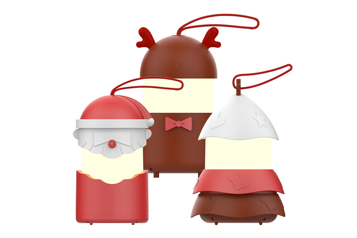 Foldable Rechargeable Christmas Music Night Light - Santa Claus