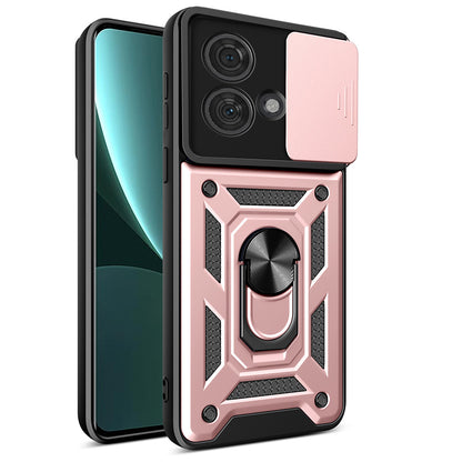 Case and Tempered Glass Screen Protector Set for Moto G86 Power - Rose Gold