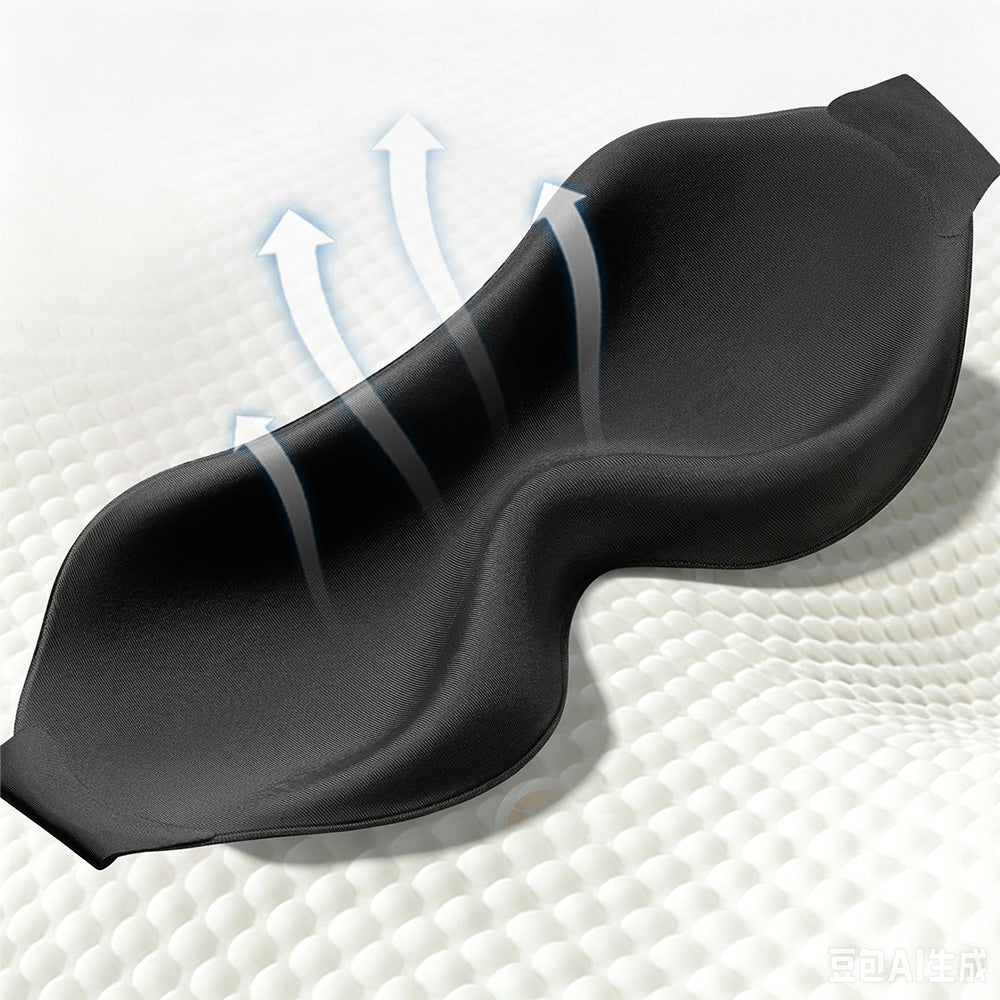 3D Full Blackout Sleep Mask-Blue