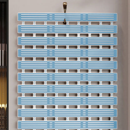 Non Slip Shower Mat with Suction Cups-Blue