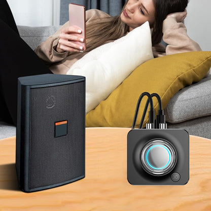 Bluetooth 5.0 Audio Receiver Wireless Stereo Adapter with 3.5mm AUX RCA Cable TF Card Slot