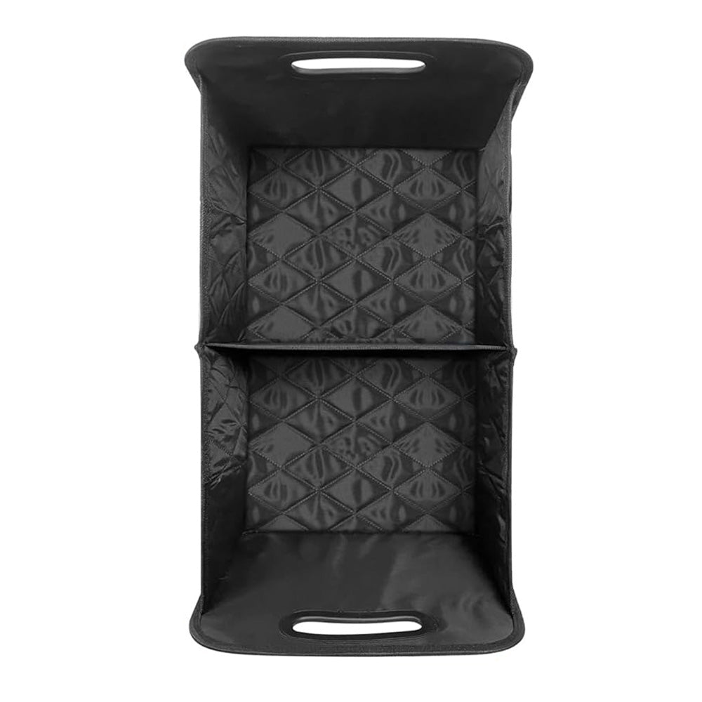 55L Foldable Car Trunk Organzier 6-Pocket Storage Box for Home Car Office Black
