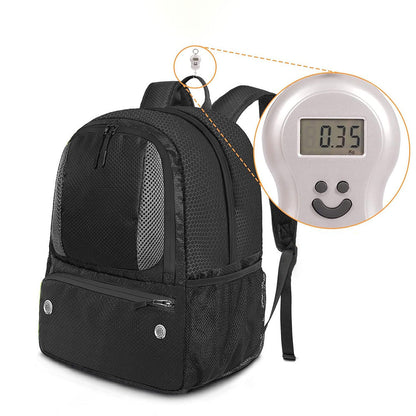 Soccer Backpack Water Resistant Soccer Bag with Ball Holder and Shoe Compartment Black