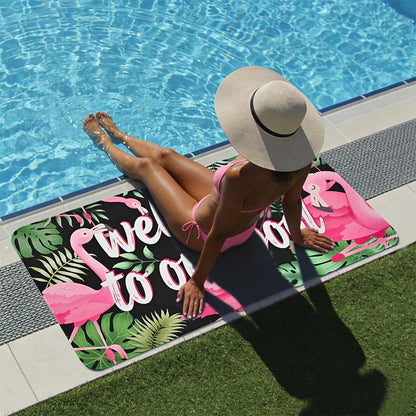 Summer Pool Floor Mat Non Slip Diatomite Mat for Outdoor Patio Beach-Style2