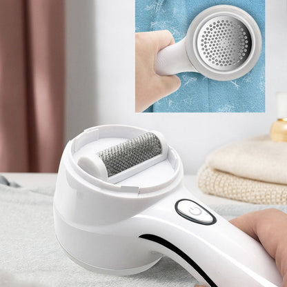 2-in-1 Electric Fabric Shaver Fur Remover with 2 Replacement Blades
