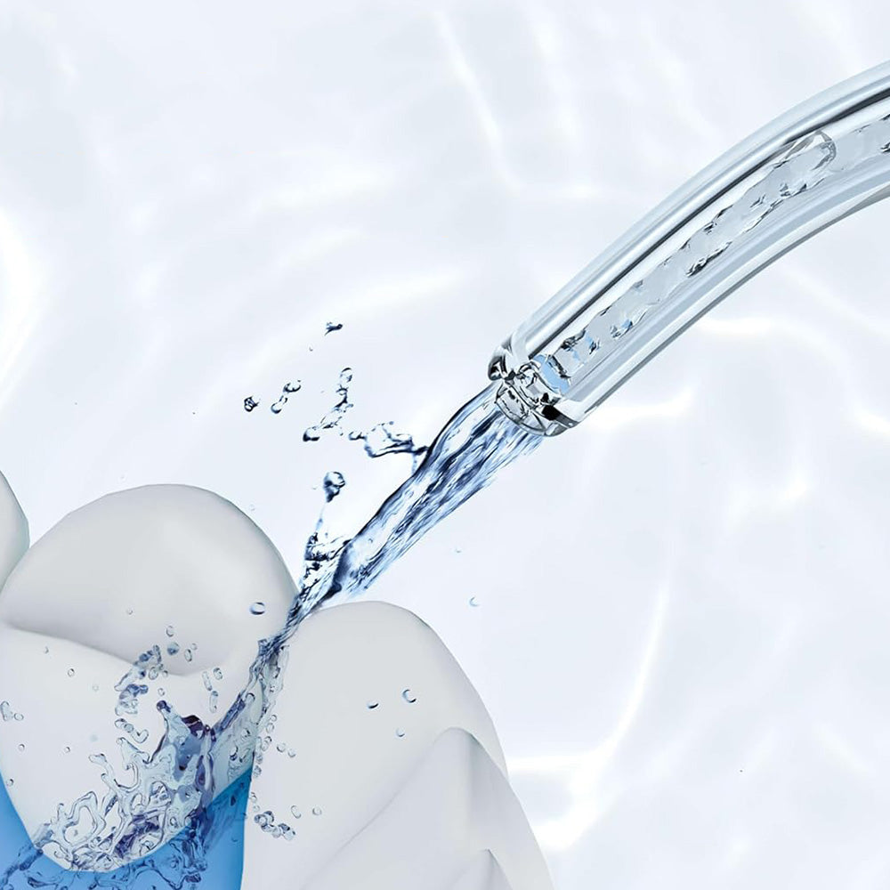 3-Mode Water Flosser Cordless Oral Flossers for Teeth and Braces Cleaning White