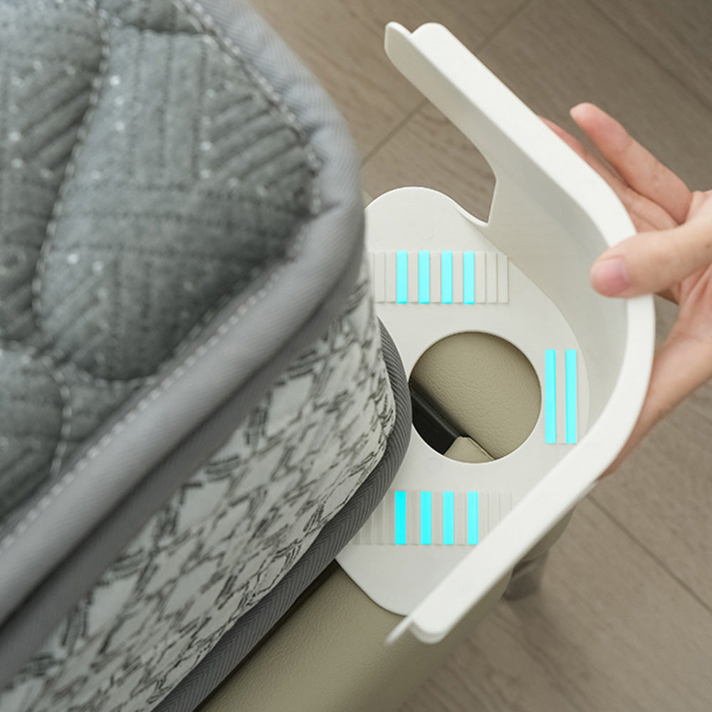 4Pcs Bed Sheet Holder Quilt Fixing Tool with 4 Retaining Strips Fits Most Mattress White