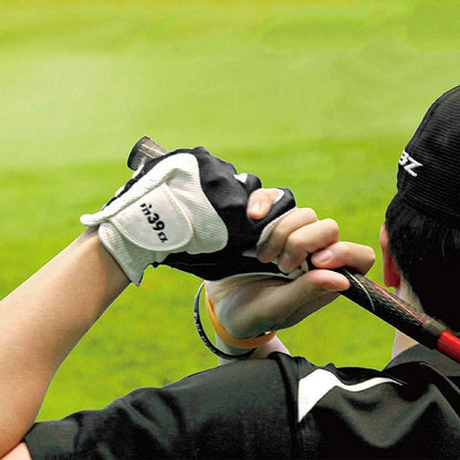 Stretch Breathable Washable Golf Glove with Slip Resistant Grip - White