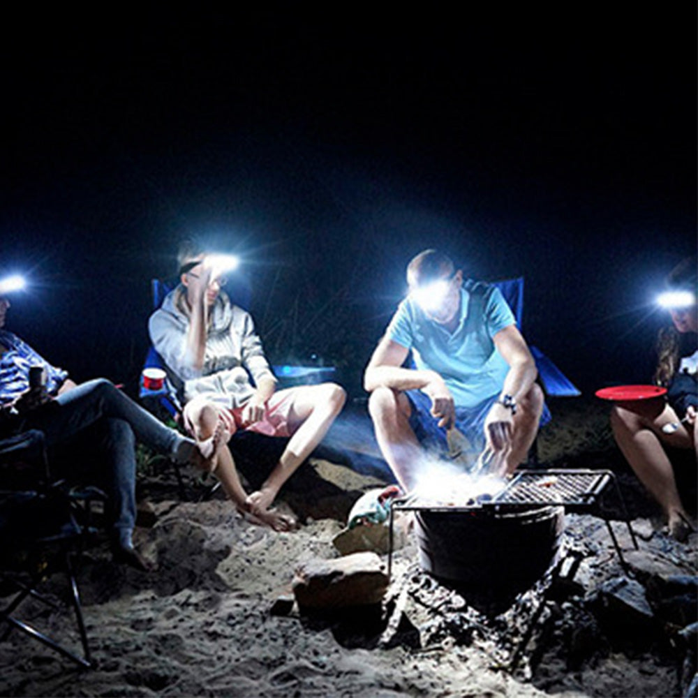 3-Mode High Bright Headlamp Rechargeable LED Head Light for Camping Working Fishing