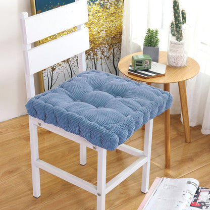 Square Seat Cushion Patio Tatami Meditation Mat Seat Pillow Blue