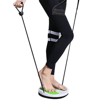 Twist Waist Board Magnetic Balance Board Foot Sole Massage Disc with Drawstrings Exercise Fitness Accessories Green