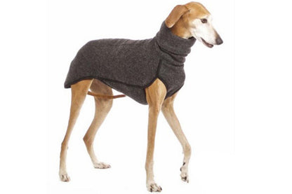 Dog Jumper Fleece Vest Sweater Stretch Sweatshirt - Dark Grey