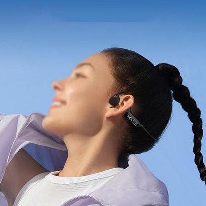 Wireless Bone Conduction Headphones Swimming Sports Bluetooth Headset-Black
