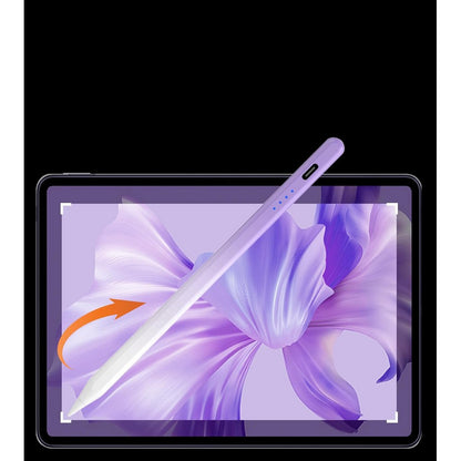 Stylus Pen for iPad A16 11 10 9 8 7 6 iPad mini 7 6 5 with 2 Tips-Purple