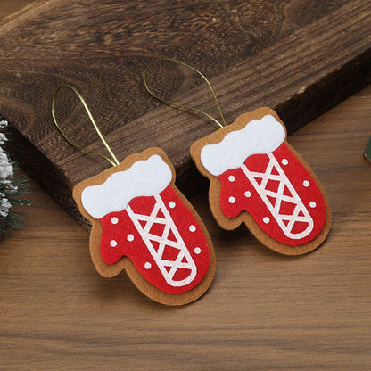 6Pcs Set Christmas Tree Hanging Pendant Xmas Decor Ornaments Style 3