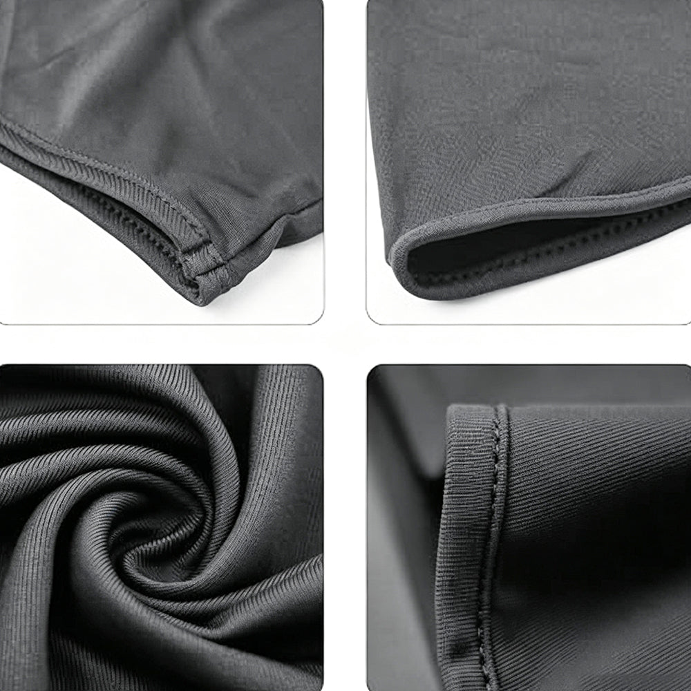 3 Piece 3 Hole Quick Dry Cycling Face Covers - Grey