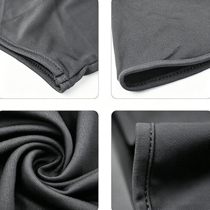 3 Piece 3 Hole Quick Dry Cycling Face Covers - Grey