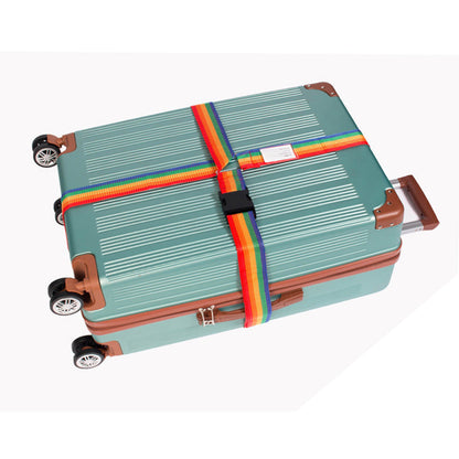 Transparent Waterproof PVC Luggage Cover with Colorful Strap Suitcase Travel Protector