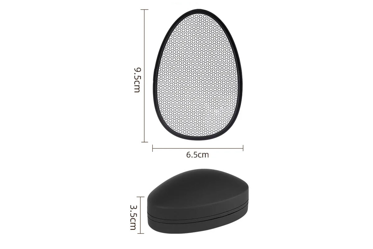 Crystal Hair Eraser Reusable Crystal Hair Remover for Legs Back Arms -Black