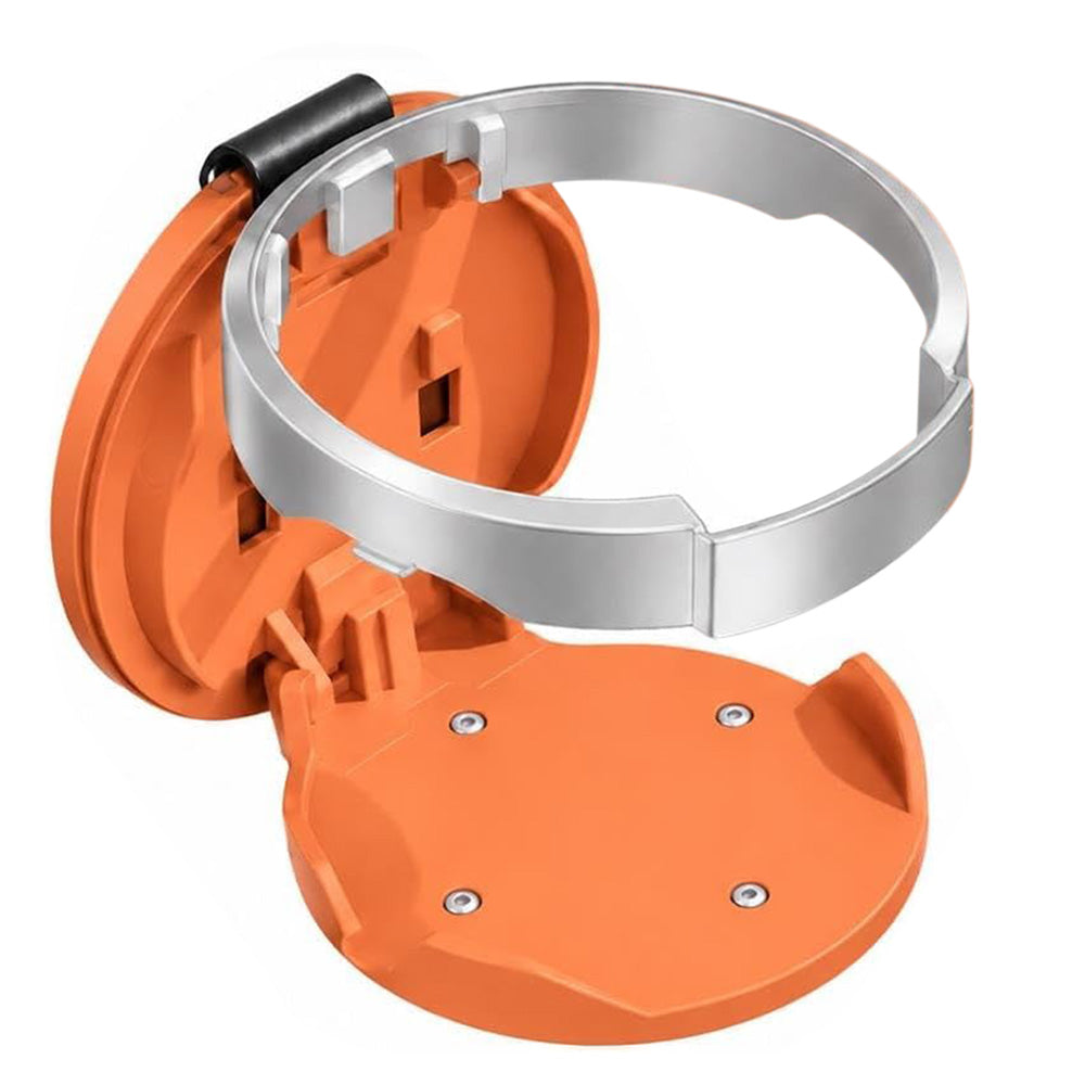 Adjustable Folding Car Door Cup Holder Clip-On Drink Organizer - Orange