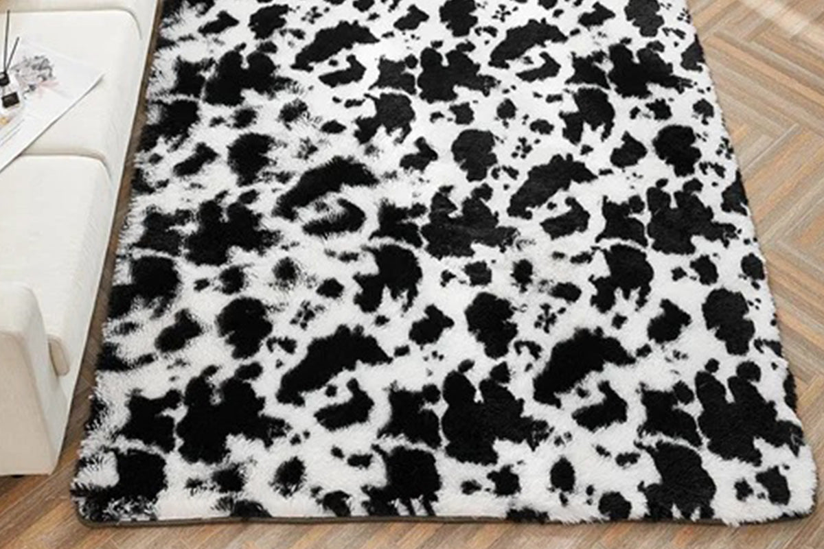 Plush Area Rug Soft Fluffy Carpet - White
