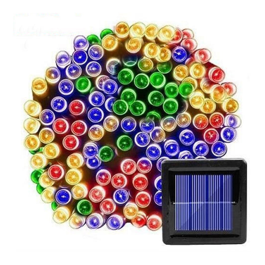 Outdoor Solar String Lights with 8 Modes for Garden Decoration - Mixed Color