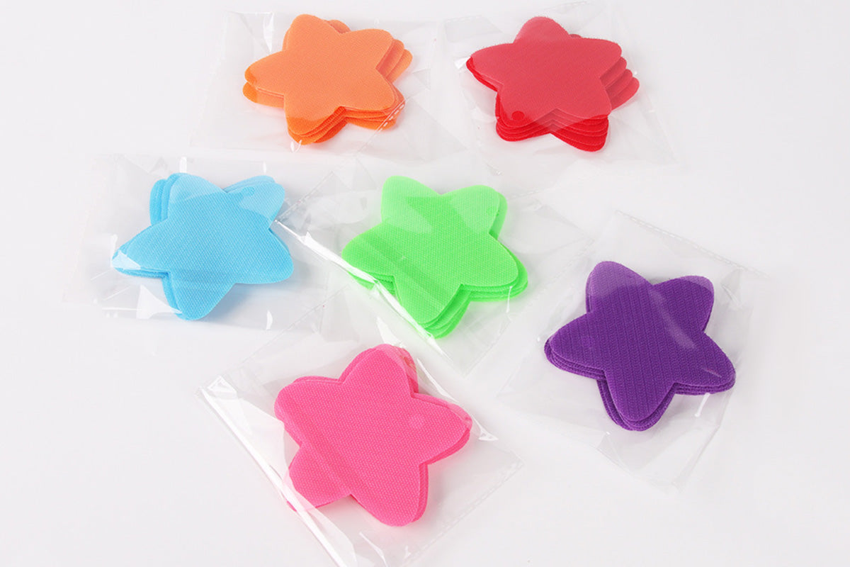 48PCS Star Carpet Spot Markers Classroom Teaching Game Tool