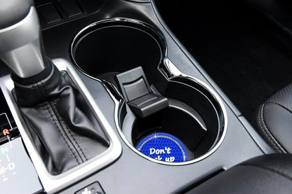 4Pcs Bling Cup Holder Coasters Auto Cup Holder Inserts Anti-Slip for Women Girls -Blue