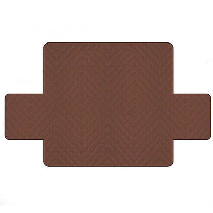 Recliner Chair Cover Couch Protector Slipcover with Elastic Straps Coffee