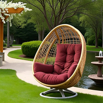 120x60cm Hanging Chair Cushion Pad-Red
