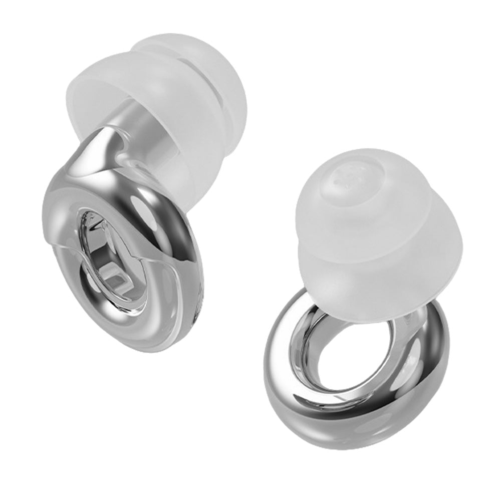 Silicone Noise Reduction Earplugs with 3 Pairs of Ear Tips