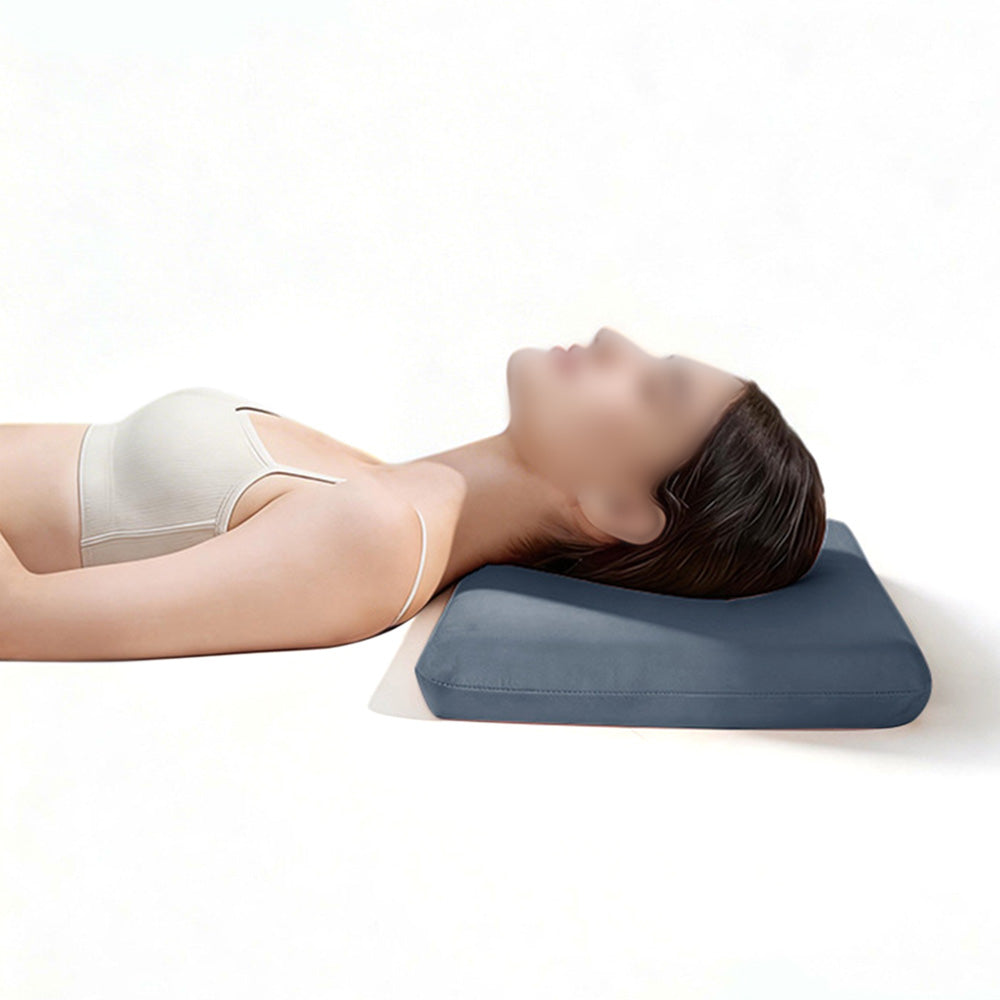 Soft Ultra Thin Pillow Cooling Memory Foam Pillow - Navy