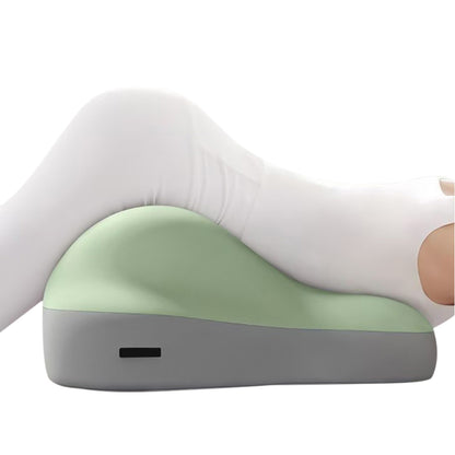 Ergonomic Memory Foam Reclining Pillow Prone Reading Cushion for Bed and Sofa-Green