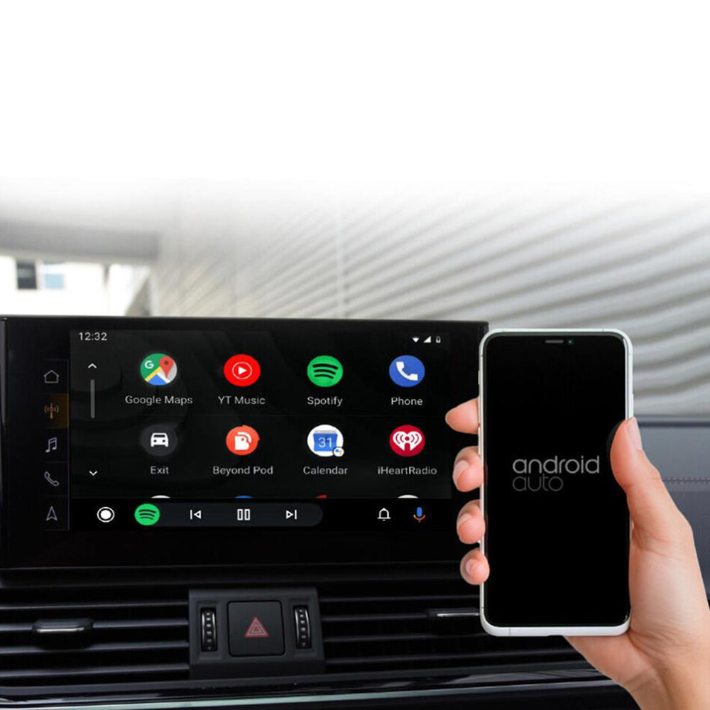 2 in-1 Wireless WiFi CarPlay Adapter Plug and Play Bluetooth Android Auto Car Dongle Connect Box