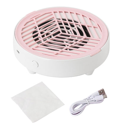 Mini Nail Dust Collector Lightweight Electric Manicure Vacuum for Home DIY and Salon Use