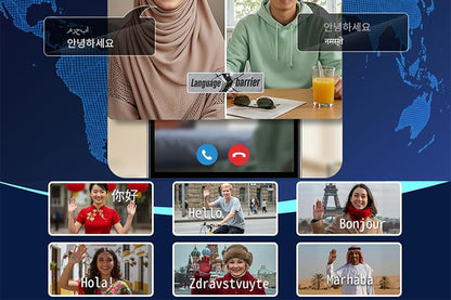 AI Translation Earbuds Real Time 138 Language Translator Earbuds with iOS Android-Gold