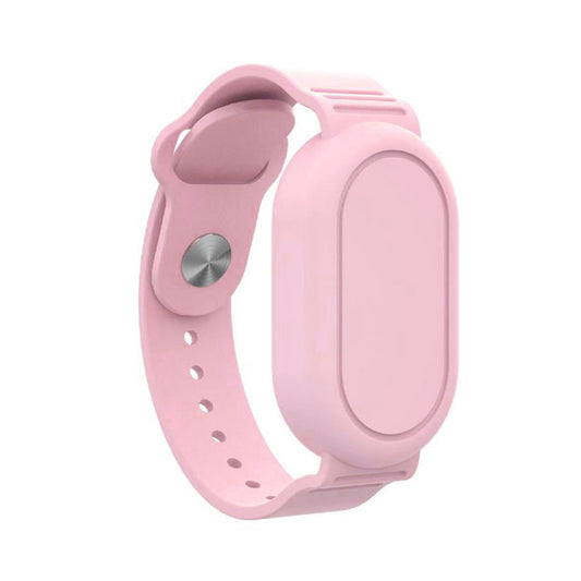 Silicone Bracelet Full Cover for Samsung Galaxy SmartTag 2 Watch  Case with Wristband Pink