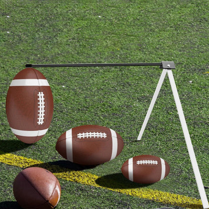 Foldable Football Kicking Tee Portable Field Goal Kicking Holder Stand Football Training Practice Equipment White