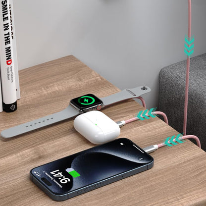 3 in 2 Watch Wireless Charger-Pink