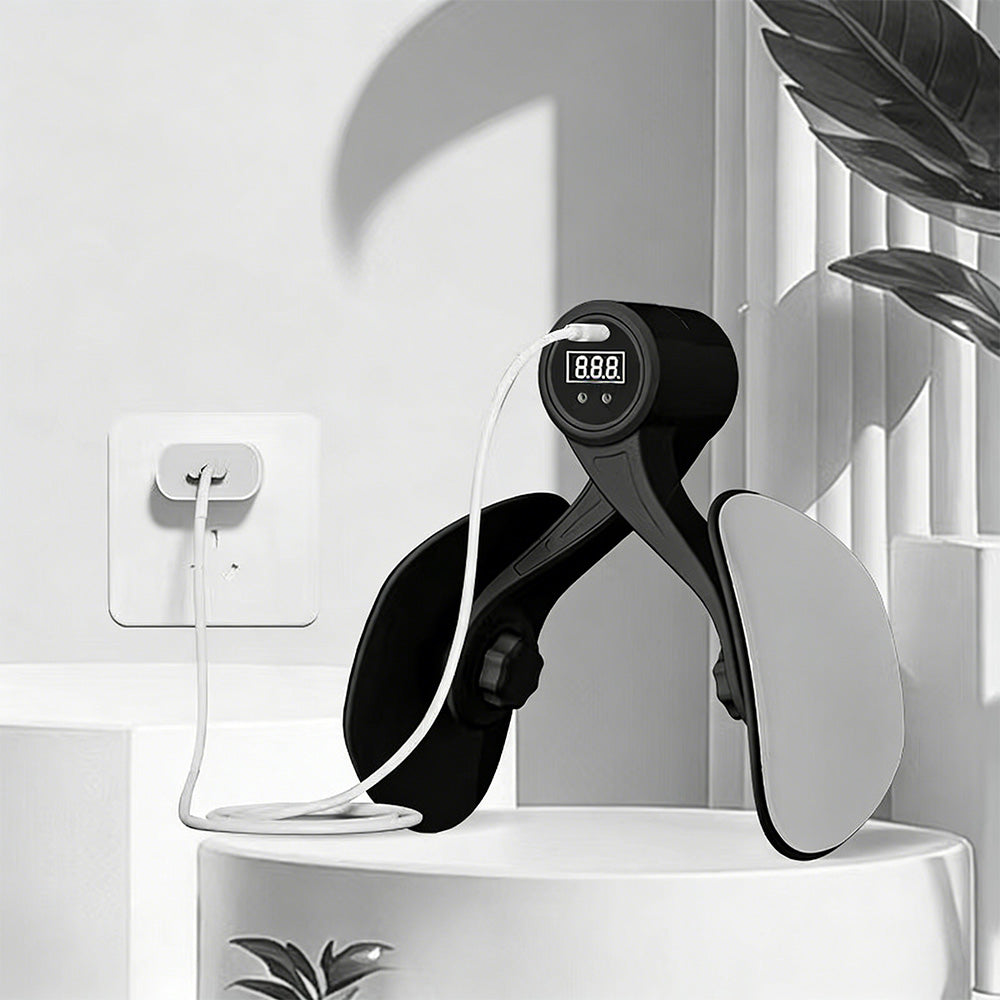 Thigh Trainer for Women Pelvic Floor Exercise Yoga Weight Loss Home Gym-Black