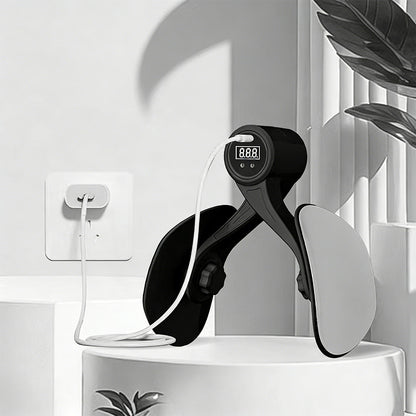 Thigh Trainer for Women Pelvic Floor Exercise Yoga Weight Loss Home Gym-Black