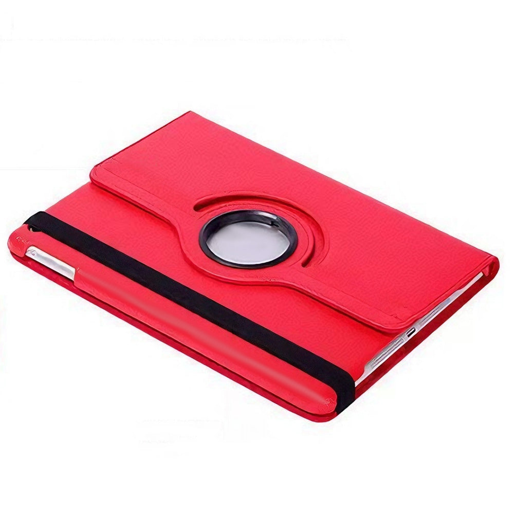 360 Degree PU Leather Case for iPad 10th and 11th Gen A16 - Red